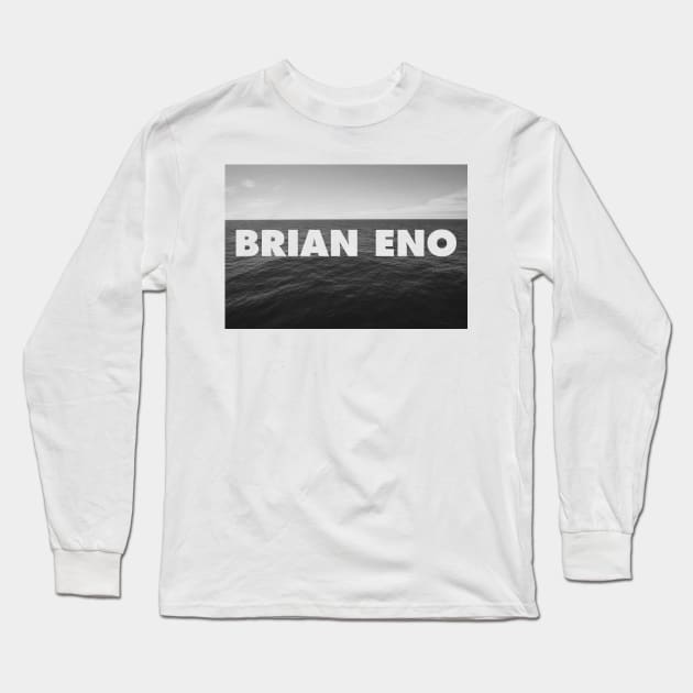 Brian Eno - Retro Long Sleeve T-Shirt by DoctorBlue